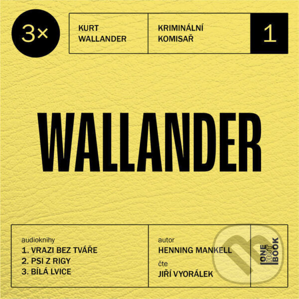 Audiokniha: 3x Wallander #1 (Henning Mankel). OneHotBook, 2025