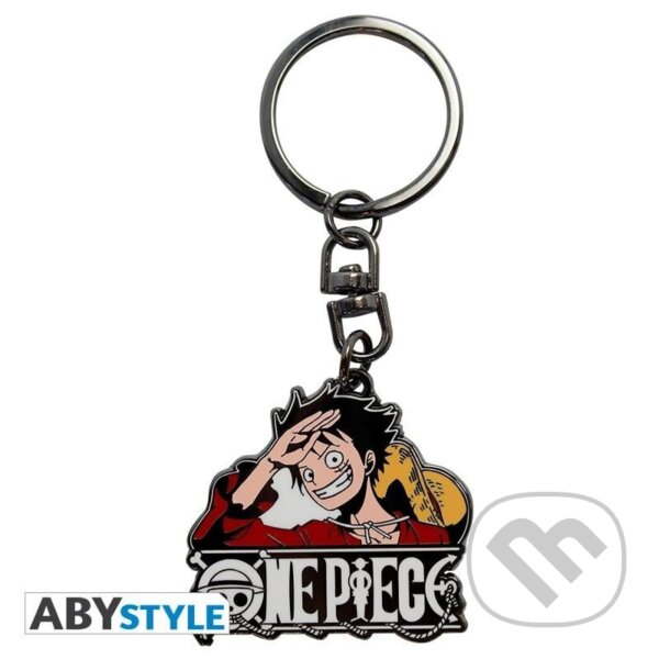 Levně One Piece Kľúčenka kovová - Luffy New World