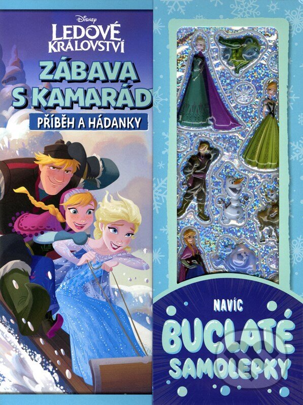 Levně Ledové království: Ledová zábava (Příběh - hádanky - samolepky) - kniha z kategorie Samolepky