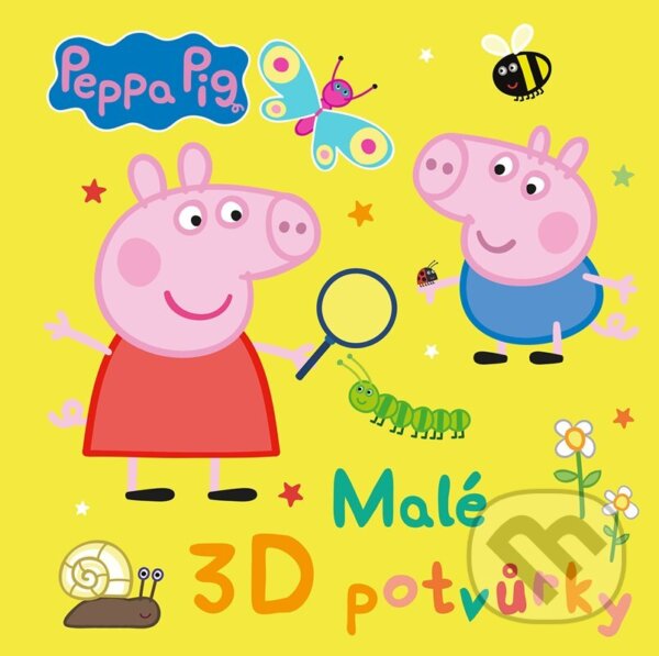 Levně Peppa Pig: Malé 3D potvůrky (Kamarádi ze zahrádky) - kniha z kategorie Rozprávky
