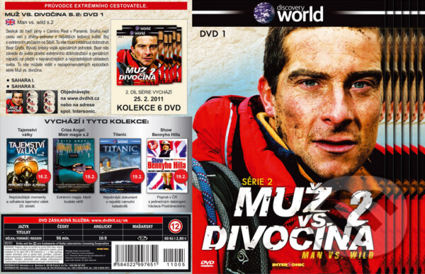 Film: Muž vs. divočina 2. série () (DVD). 