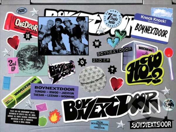 Kniha Boynextdoor: How? (Int. Sticker edition)