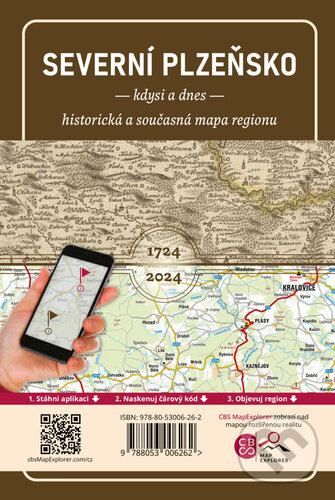 Levně Severní Plzeňsko kdysi a dnes (historická a současná mapa regionu) - kniha z kategorie Mapy Európy