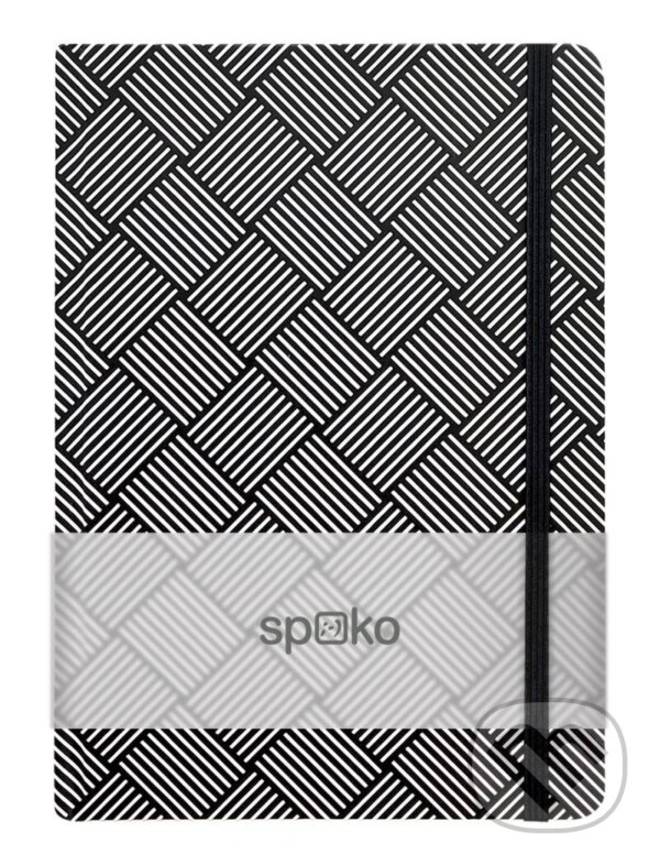 Levně Spoko zápisník Linear čtverec A5, linkovaný