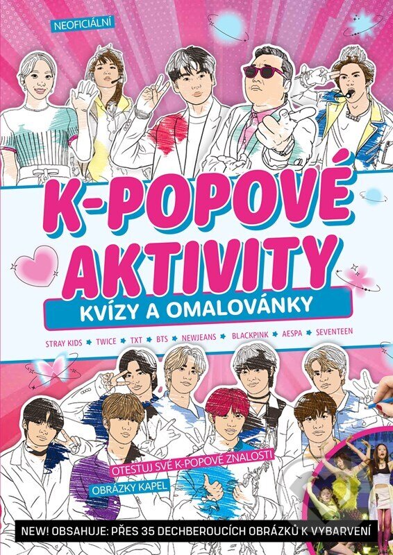 Levně K-popové aktivity (Kvízy a omalovánky) - kniha z kategorie Hlavolamy
