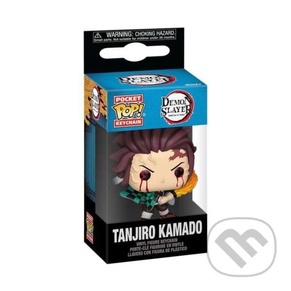 Levně Funko POP Keychain: Demon Slayer - Tanjiro Kamado
