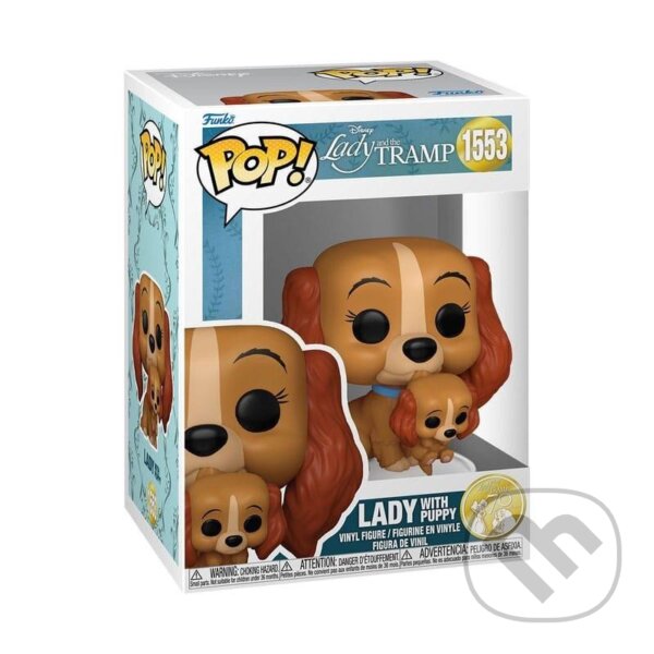 Levně Funko POP Disney: Lady and the Tramp - Lady with Puppy #1553