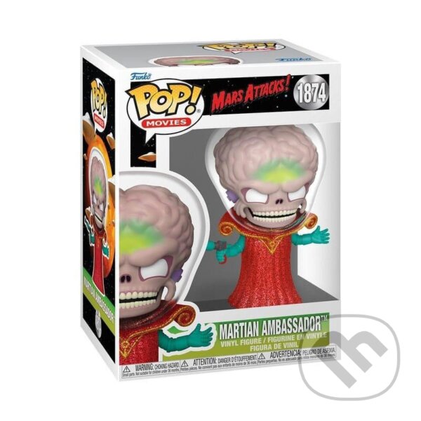 Levně Funko  POP Movies: Mars Attacks! - Martian Ambassador #1874