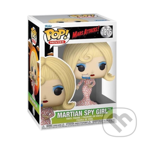Levně Funko  POP Movies: Mars Attacks! - Martian Spy Girl #1876