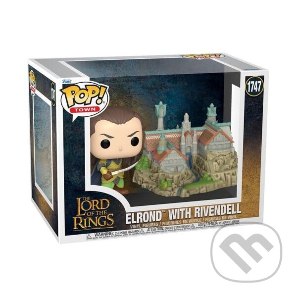 Levně Funko POP Town:Lord of the Rings - Elrond with Rivendell #1747