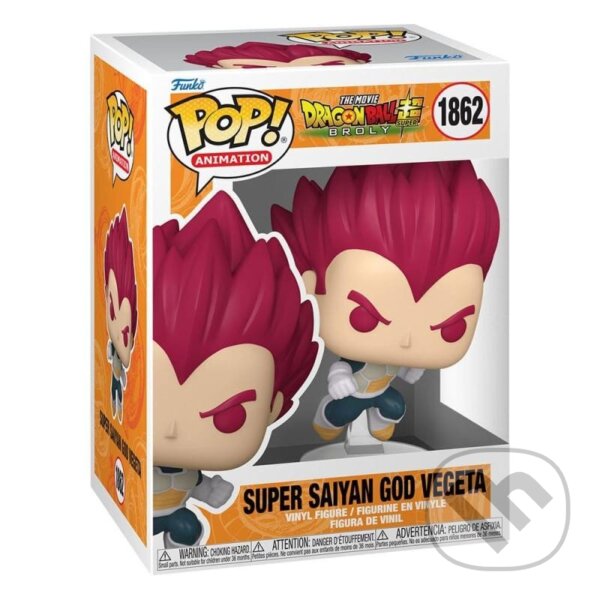 Levně Funko POP Animation: Dragon Ball Super: Broly - Super Saiyan God Vegeta #1862