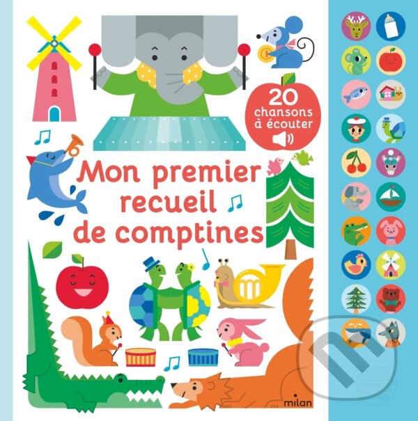 Levně Mon Premier Recueil De Comptines - Sarah Andreacchio (ilustrátor), Marion Cocklico (ilustrátor), Ella Bailey (ilustrátor) - kniha z kategorie Pre…