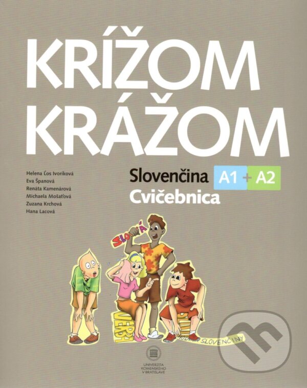 Kniha Krížom krážom Slovenčina A1 + A2 Cvičebnica