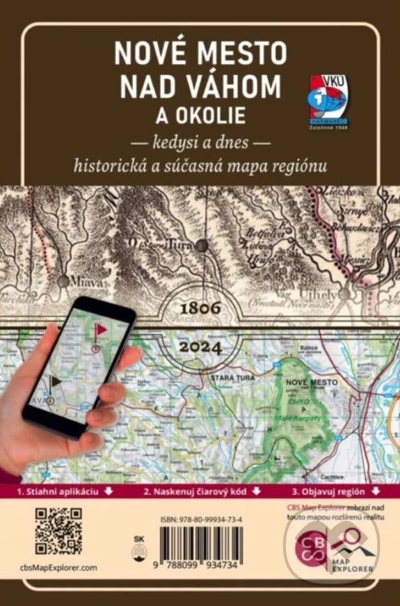 Levně Nové Mesto nad Váhom (1: 100 000) - kniha z kategorie Mapy Európy