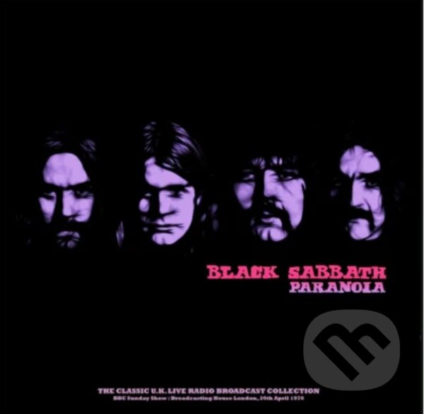 Levně Black Sabbath: Paranoia - Bbc Sunday Show, London 1970 (Pink/Black Splatter) LP