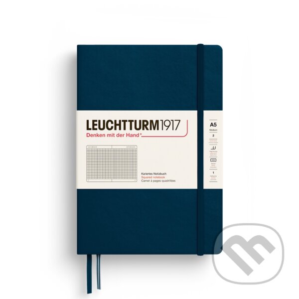 Levně Zápisník Deep Sea Hardcover Medium (A5) čtverečkovaný