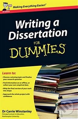Levně Writing a Dissertation For Dummies - Carrie Winstanley - kniha z kategorie Humanitné a spoločenské vedy