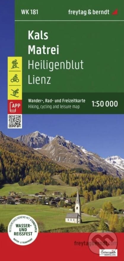 Levně Kals, Matrei, Heiligenblut, Lienz 1: 50 000