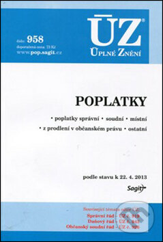 Kniha: ÚZ 958 Poplatky (Sagit). Sagit, 2013