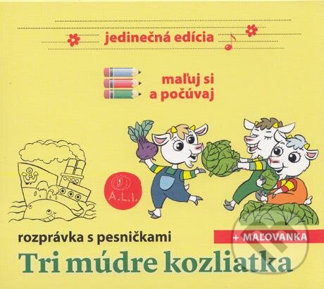 Levně Tri múdre kozliatka (rozprávka s pesničkami) - Jozef Cíger-Hronský, Dušan Matulay - audiokniha z kategorie Rozprávky