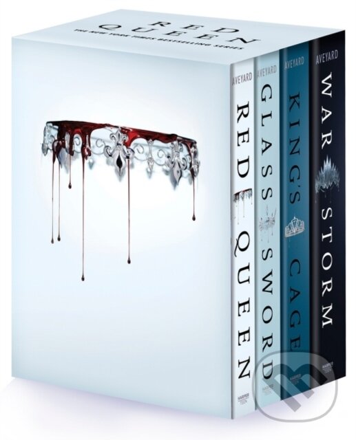 Red Queen 4-Book Paperback Box Set (Red Queen, Glass Sword, King's Cage, War Strom)
