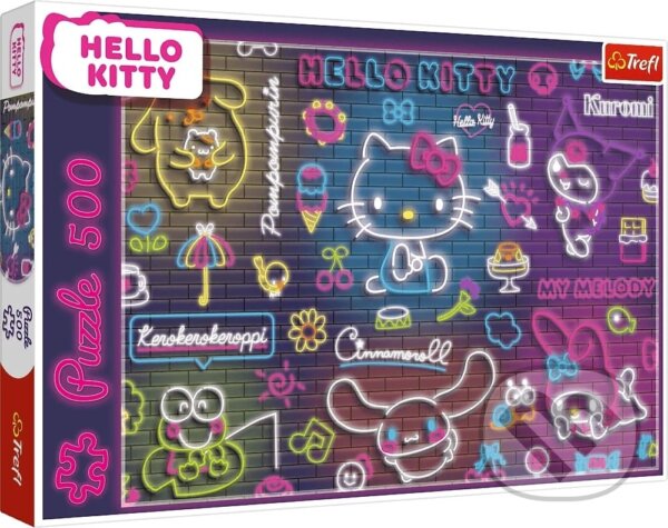 Levně Neonová Hello Kitty - puzzle z kategorie Ostatné