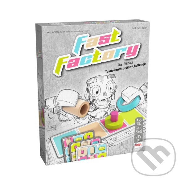 Levně Fast factory od 8 rokov (Logická hra pre deti) - hra z kategorie Domino, hlavolamy