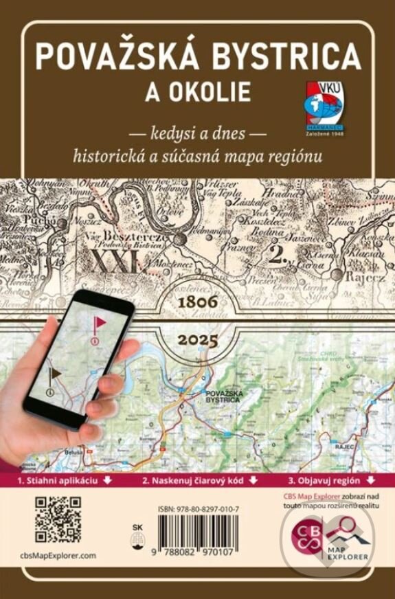 Levně Považská Bystrica a okolie (1: 105 000) - kniha z kategorie Mapy Európy