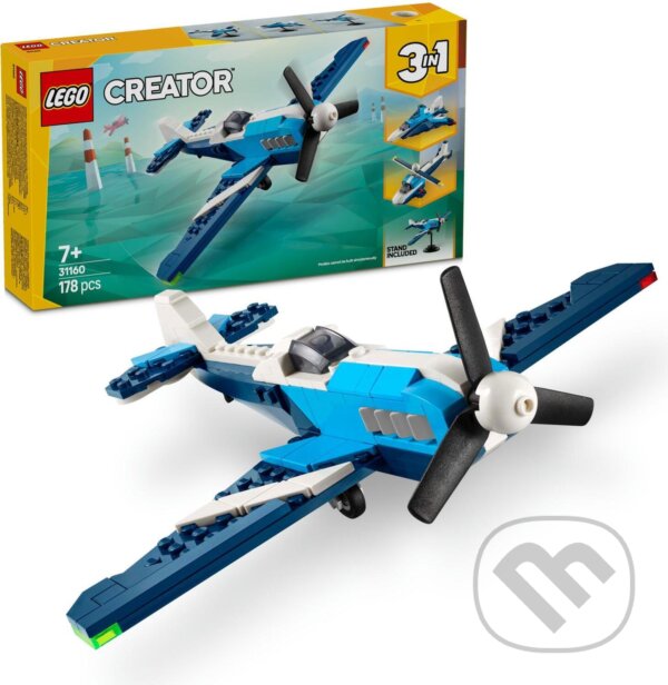 Spoločenská hra: LEGO® Creator 3 v 1 31160 Pretekárske lietadlo (LEGO). LEGO, 2025