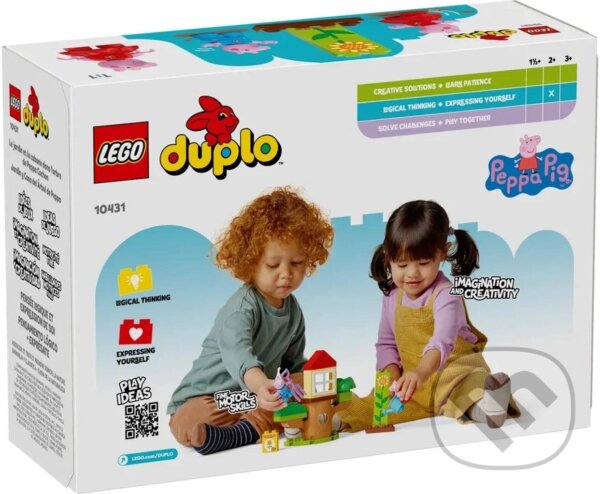 Společenská hra: LEGO® DUPLO® 10431 Prasiatko Peppa – záhrada a domček na strome (LEGO). LEGO, 2025