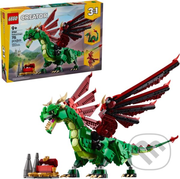 Levně LEGO® Creator 3 v 1 31161 Stredoveký drak - hra z kategorie Creator