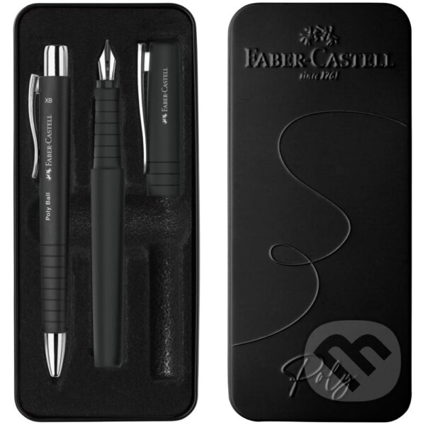 Levně Súprava Poly Ball Pen čierna PP+GP