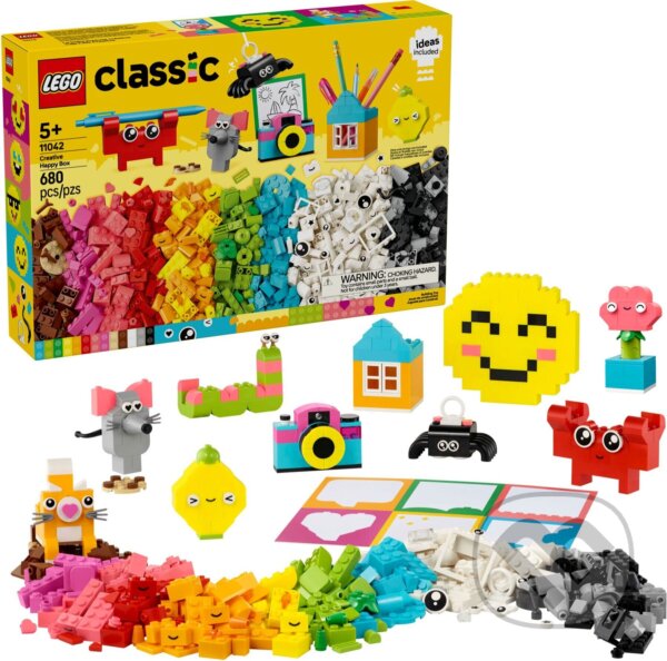 Spoločenská hra: LEGO® Classic 11042 Kreatívna veselá krabička (LEGO). LEGO, 2025
