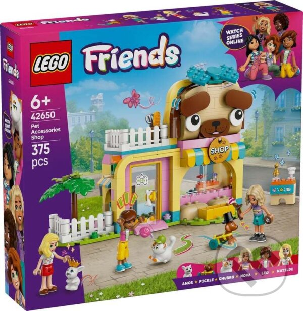 Spoločenská hra: LEGO® Friends 42650 Obchod s doplnkami pre mazlíčkov (LEGO). LEGO, 2025