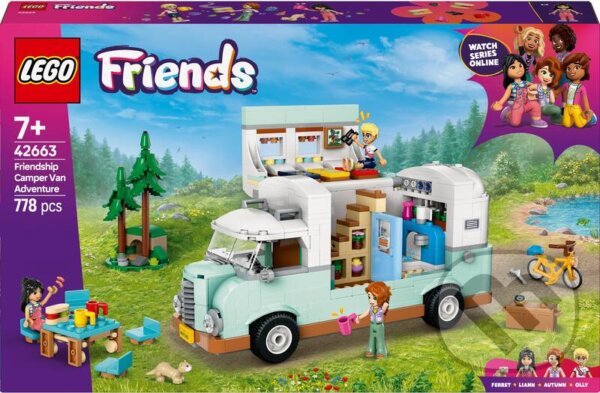 Spoločenská hra: LEGO® Friends 42663 Dobrodružstvo s karavanom priateľstva (LEGO). LEGO, 2025