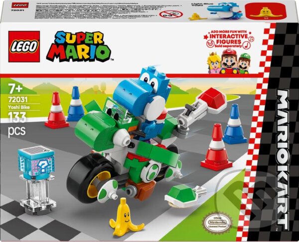 Spoločenská hra: LEGO® Super Mario™ 72031 Mario Kart™ – Yoshi Bike (LEGO). LEGO, 2025