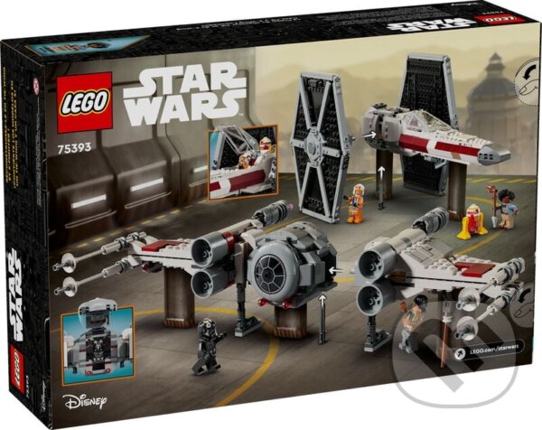 Spoločenská hra: LEGO® Star Wars™ 75393 Stíhačka TIE & X-wing – kombinovaná stavebnica (LEGO). LEGO, 2025