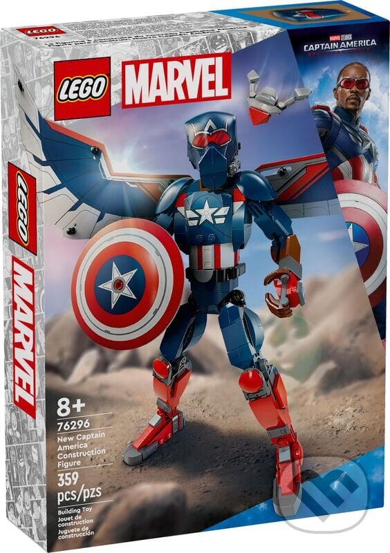 Levně LEGO® Super Heroes 76296 Zostaviteľná figúrka: Nový Kapitán America - hra z kategorie Ostatné