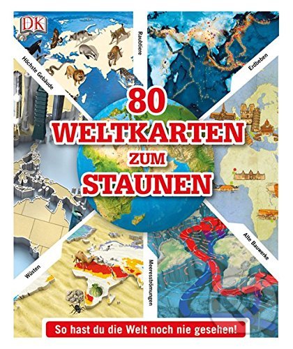 Levně 80 Weltkarten zum Staunen (So hast du die Welt noch nie gesehen!) - kniha z kategorie Mapy a cestovanie