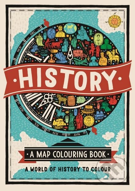 Kniha: History: A Map Colouring Book (Charlotte Farmer)
