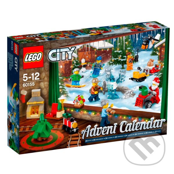LEGO 60155 Adventný kalendár Lego City, LEGO, 2017