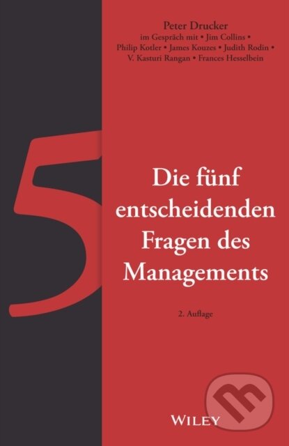 Kniha Die funf entscheidenden Fragen des Managements