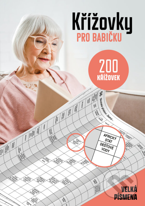 Křížovky pro babičku (200 křížovek / velká písmena)