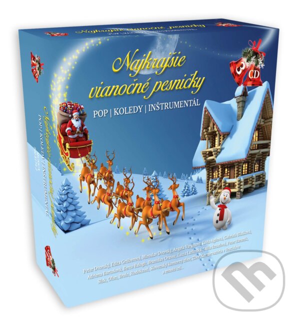 Levně Najkrajšie vianočné pesničky (3 CD)