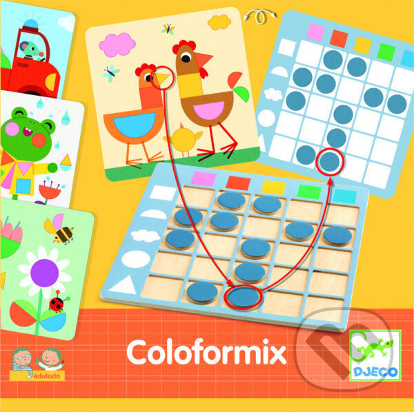 Spoločenská hra: Eduludo - Coloformix (Djeco)