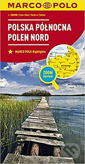 Levně Polska Północna / Polen Nord (1:300 000)