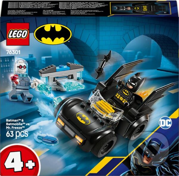 Spoločenská hra: LEGO® DC Batman™ 76301 Batman™ a Batmobil vs. Mr. Freeze™ (LEGO). LEGO, 2025