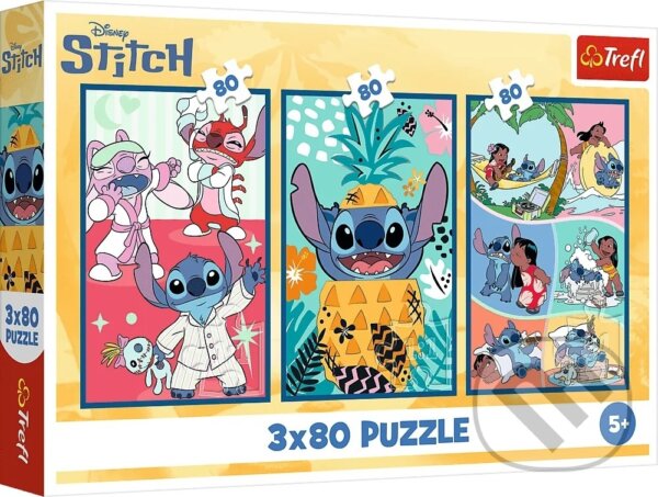 Levně Stitchov svet / Lilo&Stitch - puzzle z kategorie 60 – 300 dielikov