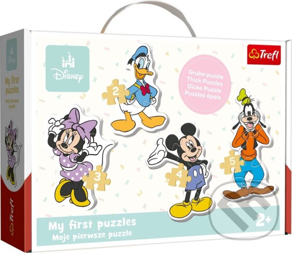 Levně Baby puzzle Disney: Mickey a přátelé 4v1 - puzzle z kategorie Maxi dieliky
