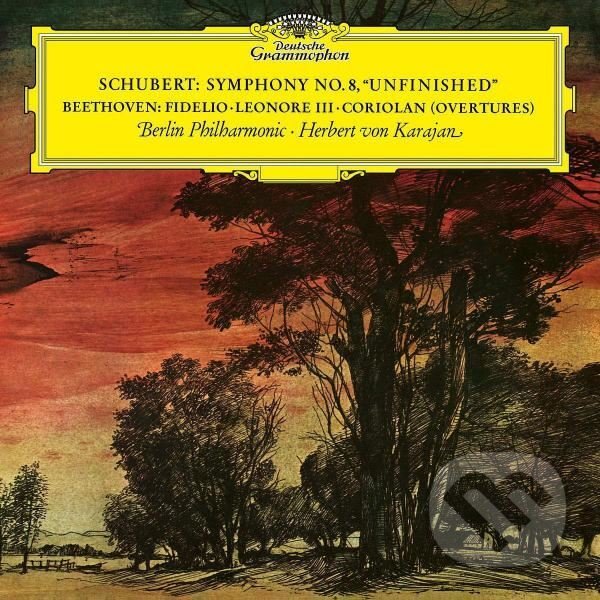 Kniha Karajan / BPH: Symphony No.8: Nedokončena / Předehry LP